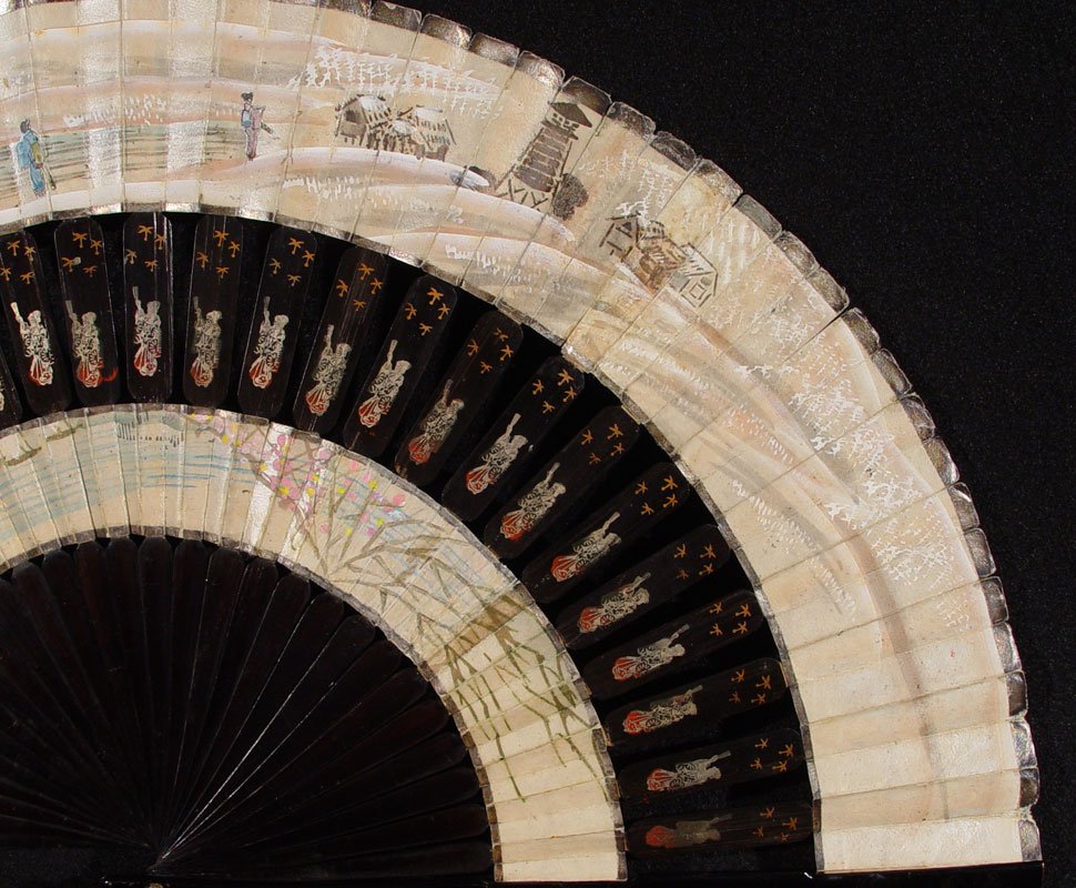 Folding Fans Conservation Detail AfterTreatment