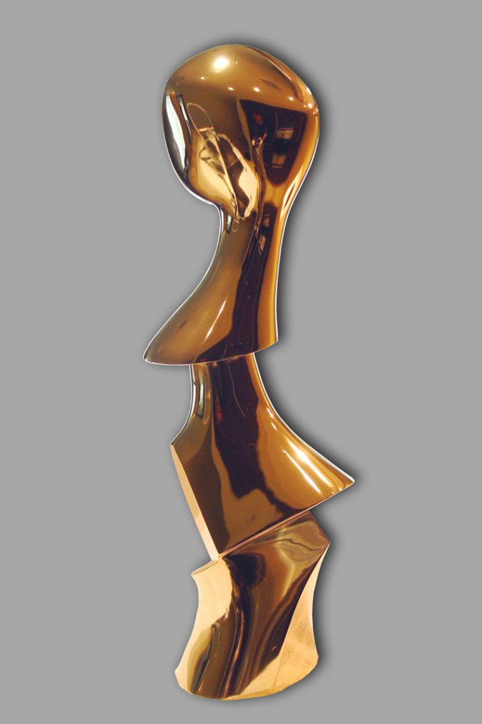 Bronze Sculpture Jean Arp figure sans nome after cleaning treatment