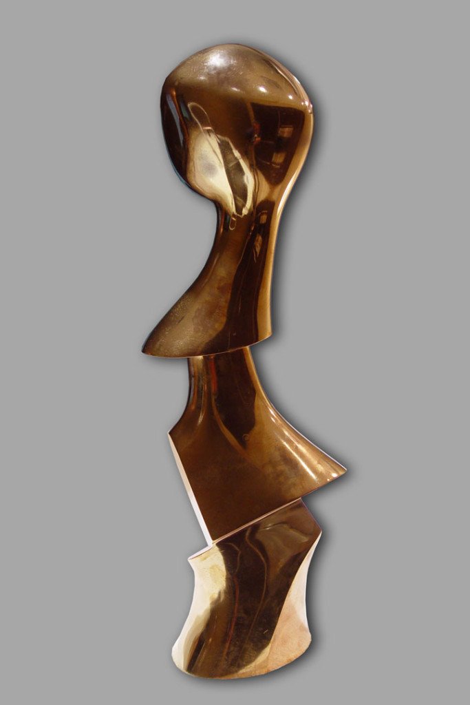 Bronze Sculpture Jean Arp figure sans nome before treatment