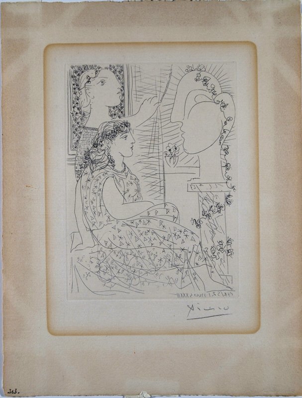 Mat burn Before Conservation treatment