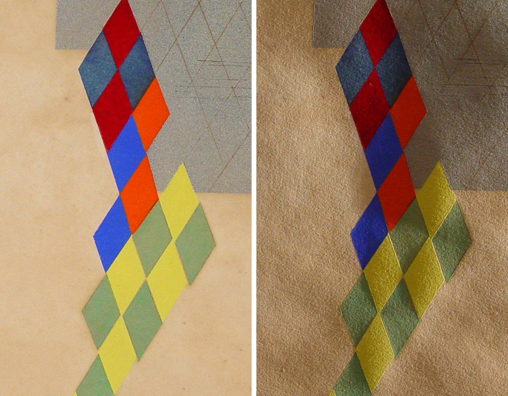 Detail of Man Ray’s “Revolving Doors X (Libellule)”. Pochoir on paper. Detail of Man Ray’s “Revolving Doors X (Libellule)”. Pochoir on paper.