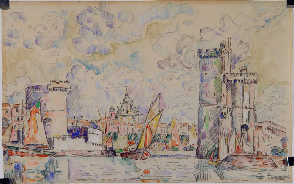Paul Signac. Tape Stain Removal.