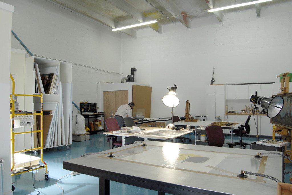 Art conservation Palm Beach. Our workshop