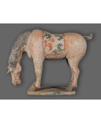 Oriental Terracotta Horse After Treatment