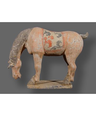 Oriental Terracotta Horse Before Treatment