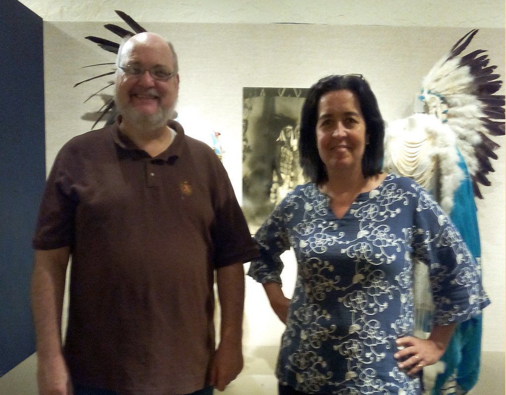 Marjorie Weather Post exhibition set up