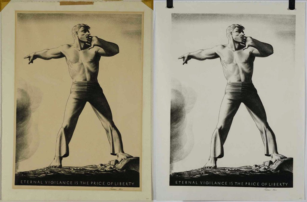 Paper Conservation - Before and After