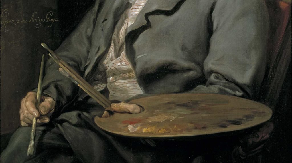 Vicente López Portaña, Francisco de Goya Portrait. 1826.