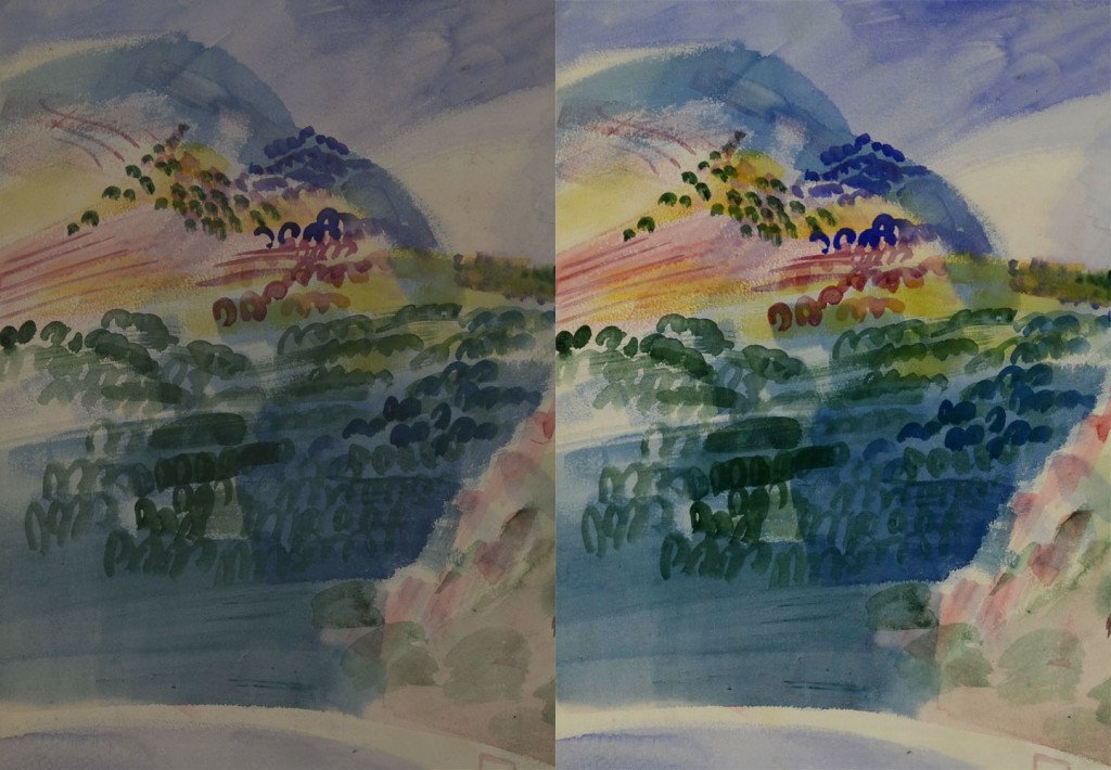 Before and After Paraprint washing