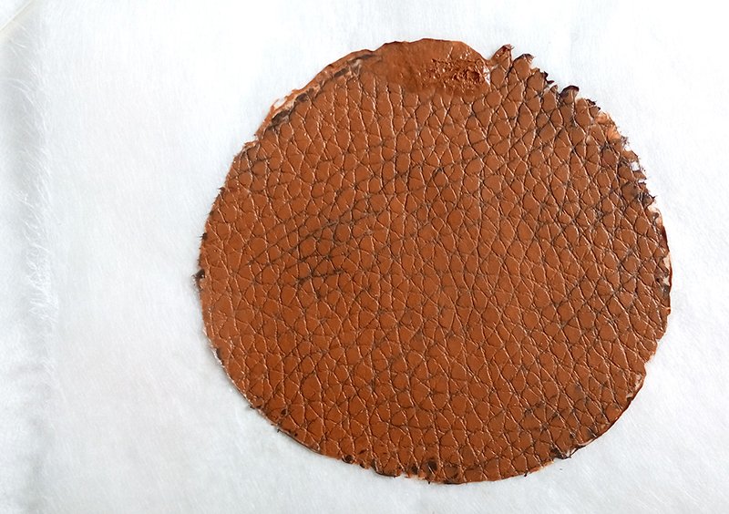 Leather imitation for fillings