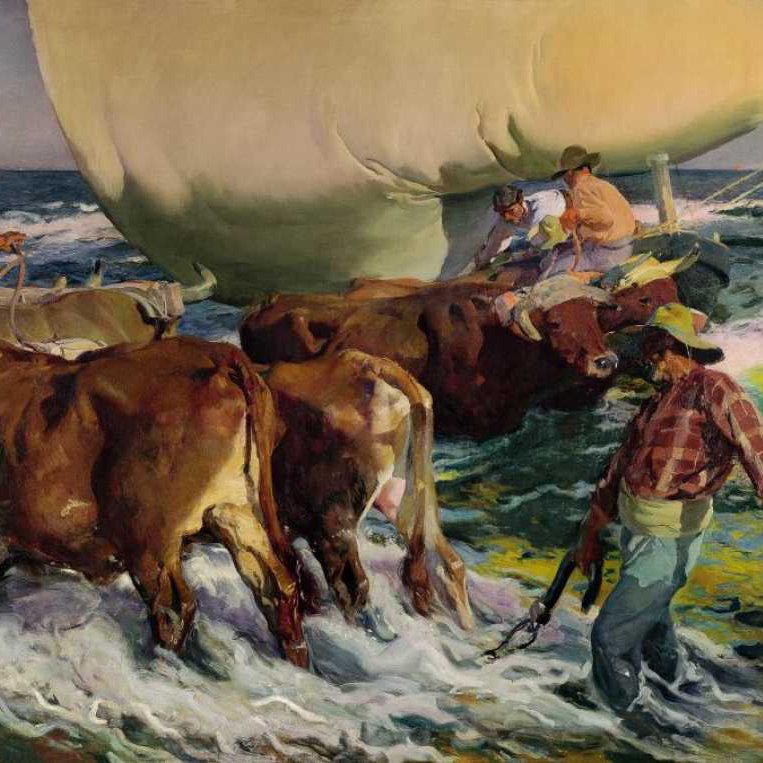 Joaquin Sorolla ‘s Beaching the Boat