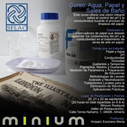 Practical Course on Paper Conservation: Water, Paper and Bath Salts