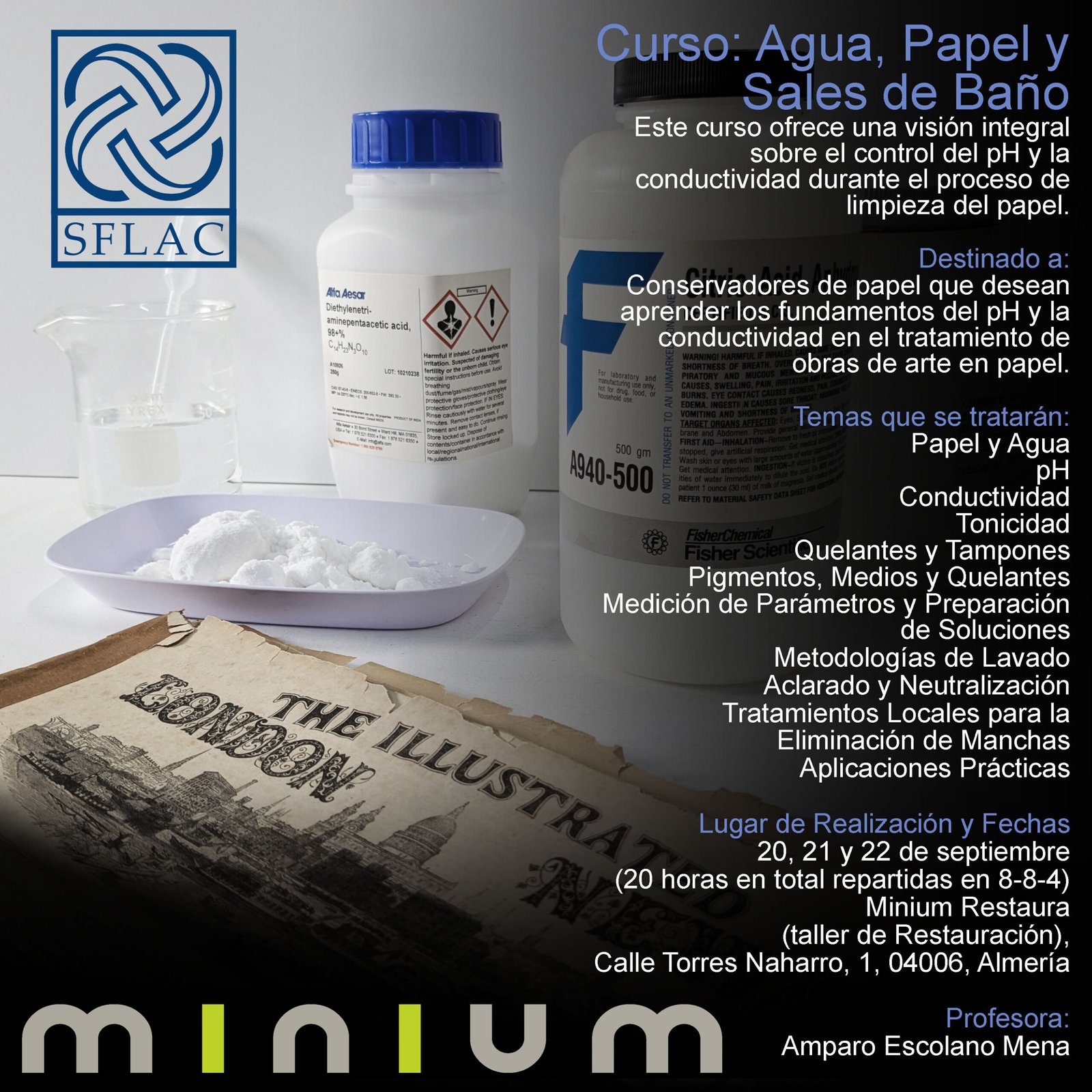 Coro en conservacion de papel