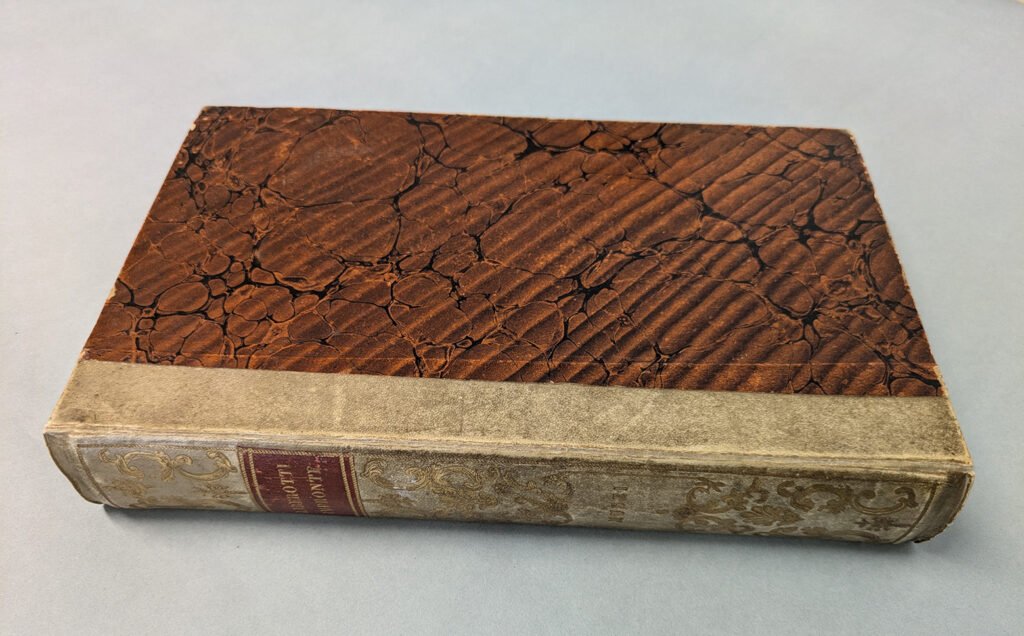 The book after the conservation treatment